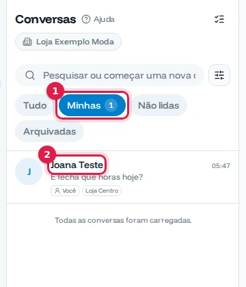Aba Minhas com a conversa da Joana